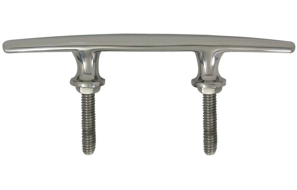 Allpa RVS Klamp boutmontage A=254mm B=31mm C=105mm D=62mm
