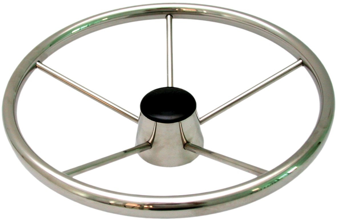 5-Spaaks stuurwiel Model RVS  394mm