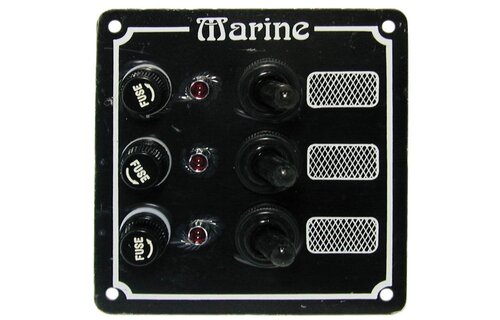 Allpa Aluminium schakelpaneel 12V verticaal