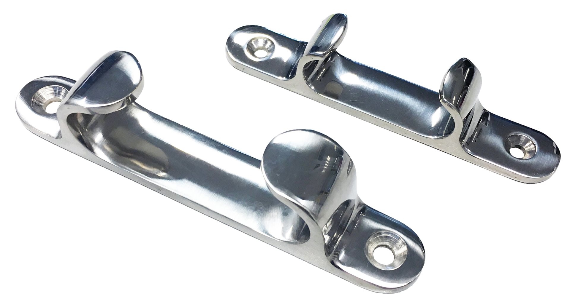 Allpa RVS Verhaalklamp L=110mm max. lijn Ø13mm boegmontage (prijs per paar)