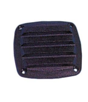 Allpa Kunststof Ventilatierooster  85x85mm  zwart