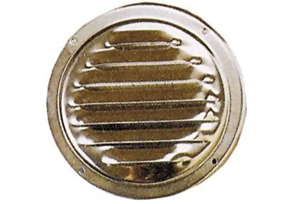 Allpa RVS Ventilatierooster Louvre  Ø102mm