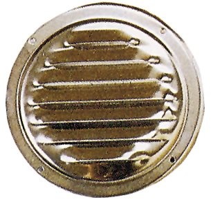 Allpa RVS Ventilatierooster Louvre  Ø102mm