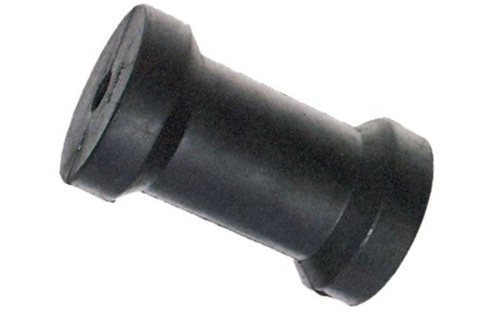 Allpa Kielrol L=127 gatmaat 16mm (gegoten rubber)