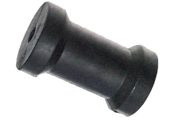 Allpa Kielrol  L=127  gatmaat 16mm (gegoten rubber)