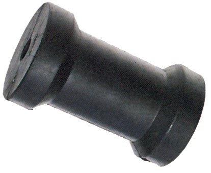 Allpa Kielrol  L=127  gatmaat 16mm (gegoten rubber)