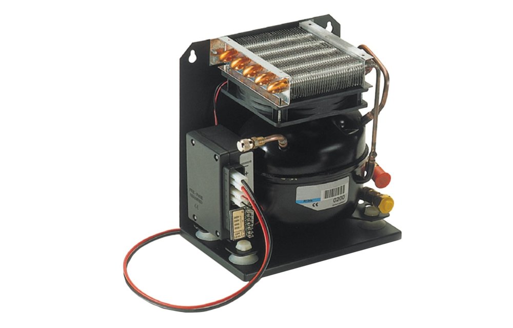 Allpa Koelcompressor model ND35VR-V 12/24V voor koelruimtes tot 90l (incl QC-koppeling torenmodel)