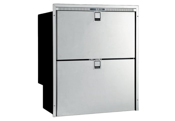Allpa RVS inbouwkoellade Sea Drawer model DW180RFX  80l + 64l  12/24V  int. compressor