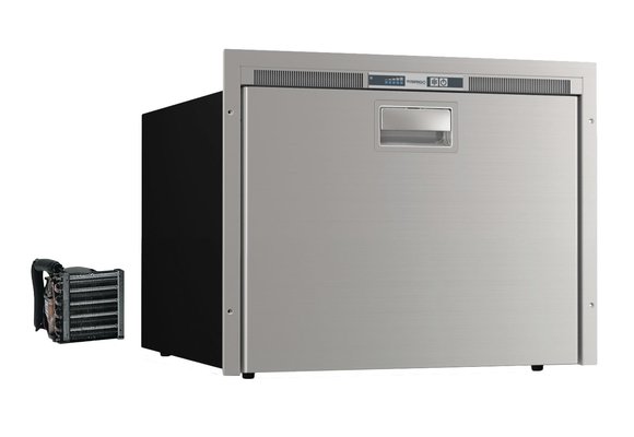 Allpa RVS inbouwvrieslade Sea Drawer  DW70BTX 75l  12 / 24V  externe compressor  ext. compressor