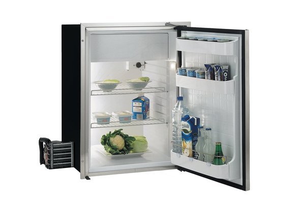 Allpa RVS inbouwkoelkast Sea Steel model C130LX  133l (vriesvak 17 1)  12/24V  ext. compressor