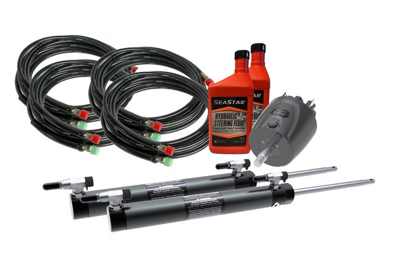 Seastar Hydraulische Outboard- Besturing/zijmont./v.2motoren *