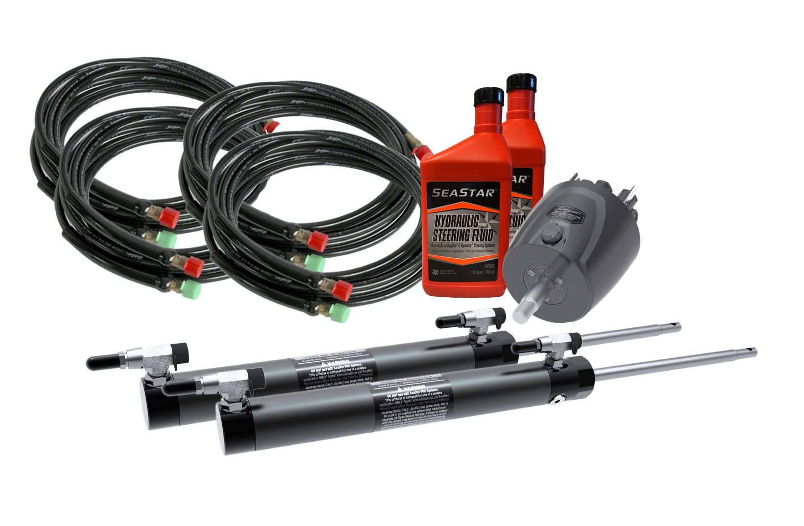 Seastar Hydraulische Outboard- Besturing/zijmont./v.2motoren *