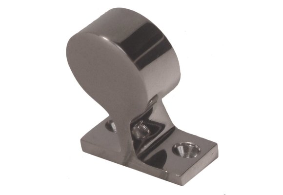 Railingeindstuk  RVS  120°  Ø25 4mm  Hoogte 56mm