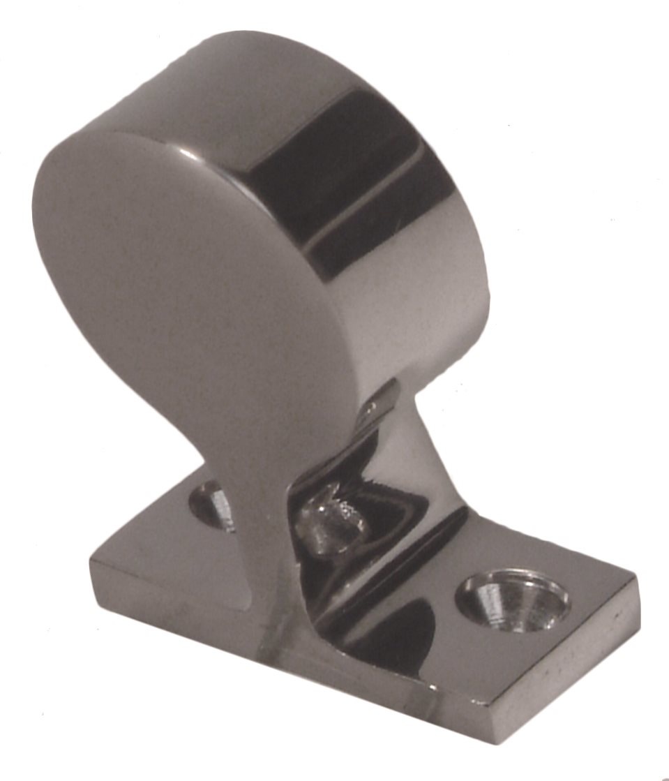 Railingeindstuk  RVS  120°  Ø25 4mm  Hoogte 56mm