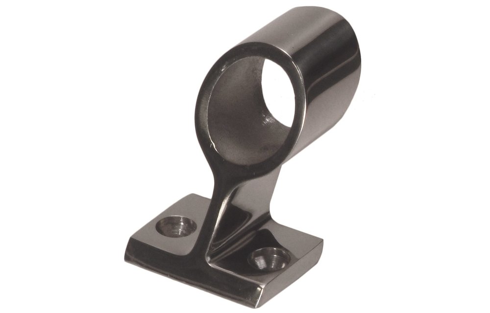 Allpa RVS Railinghouder 60° Ø25 4mm H=56mm
