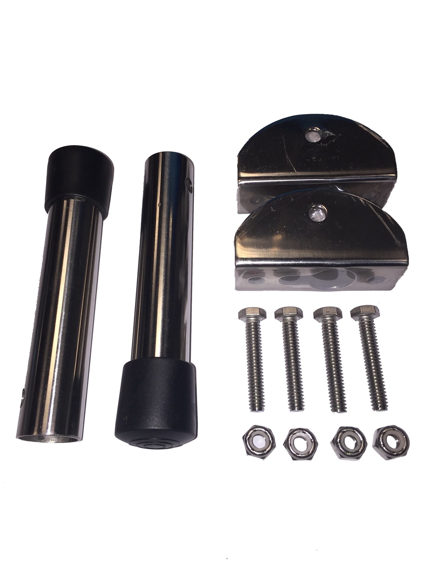 Allpa Set RVS afstandhouders + bevestigingsfittings voor zwemtrap