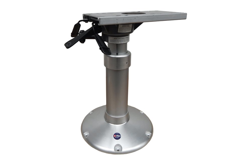 Stoelpoot met slede; verstelbaar 42-58cm