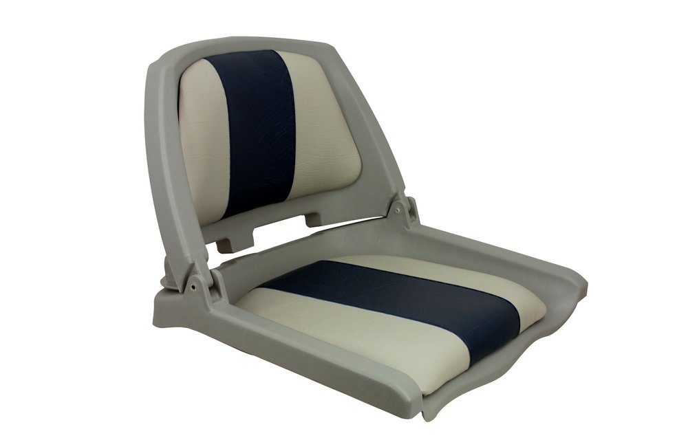 Allpa Klapstoel model Traveler grijs/blauw