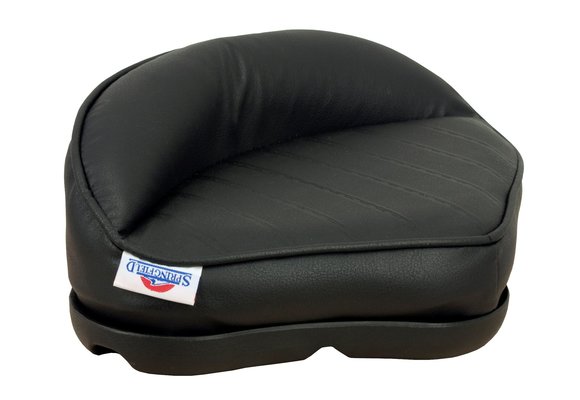 Allpa Plug-in Pro stand-up zitting van zwart kunstleer met plastic basis