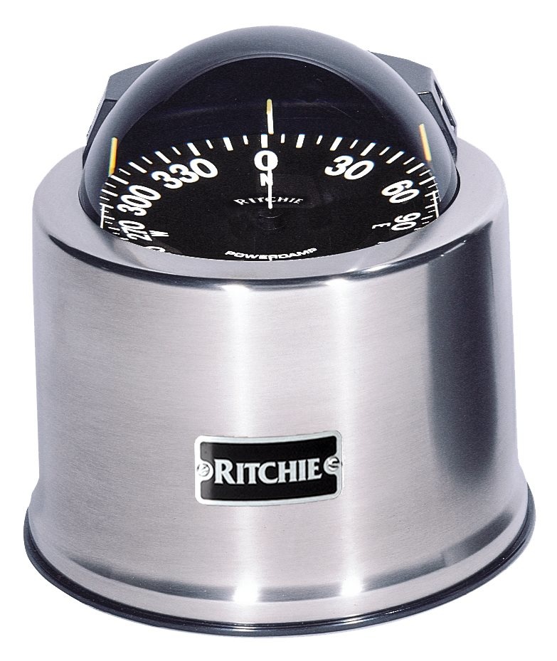 Ritchie Kompas Globemaster SP-5-B  12/24/32V  opbouw  Ø127mm / 2 of 5º  zwart (motor & zeil)