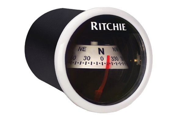 Ritchie Kompas model Ritchie Sport X-21WW  dashboardkompas  12V  roos Ø50 8mm / 5º  witte bezel