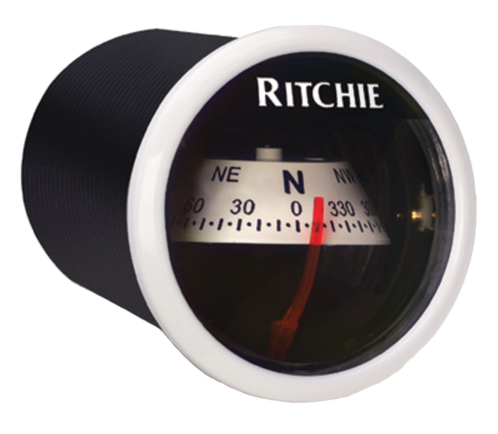 Ritchie Kompas model Ritchie Sport X-21WW  dashboardkompas  12V  roos Ø50 8mm / 5º  witte bezel