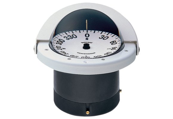 Ritchie Kompas model Navigator FNW-201  inbouwkompas  12V  roos Ø114 3mm / 5º  wit