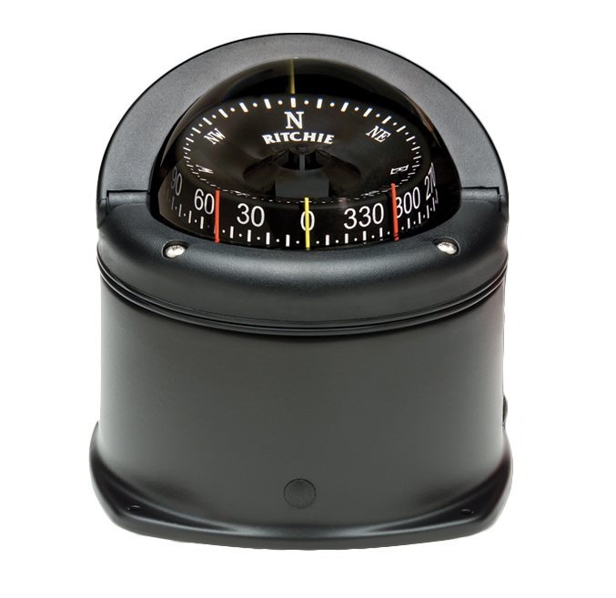 Ritchie Kompas model Helmsman  HD-745  12V  opbouwkompas  roos Ø93 5mm / 5º  zwart