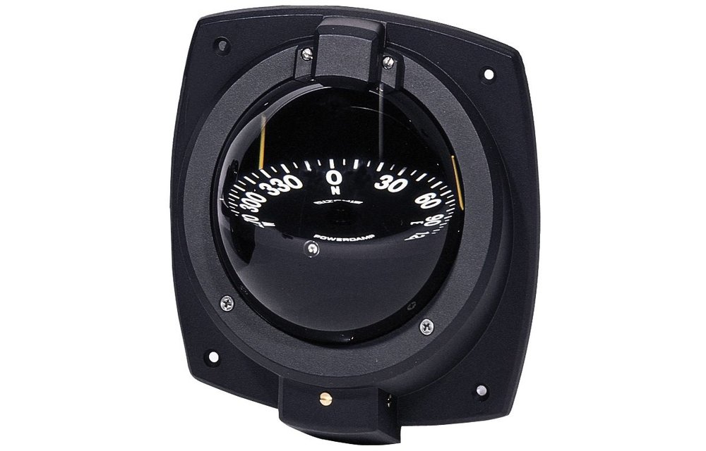 Ritchie Kompas model Helmsman HV-76 12V schotkompas roos Ø93 5mm / 5º zwart