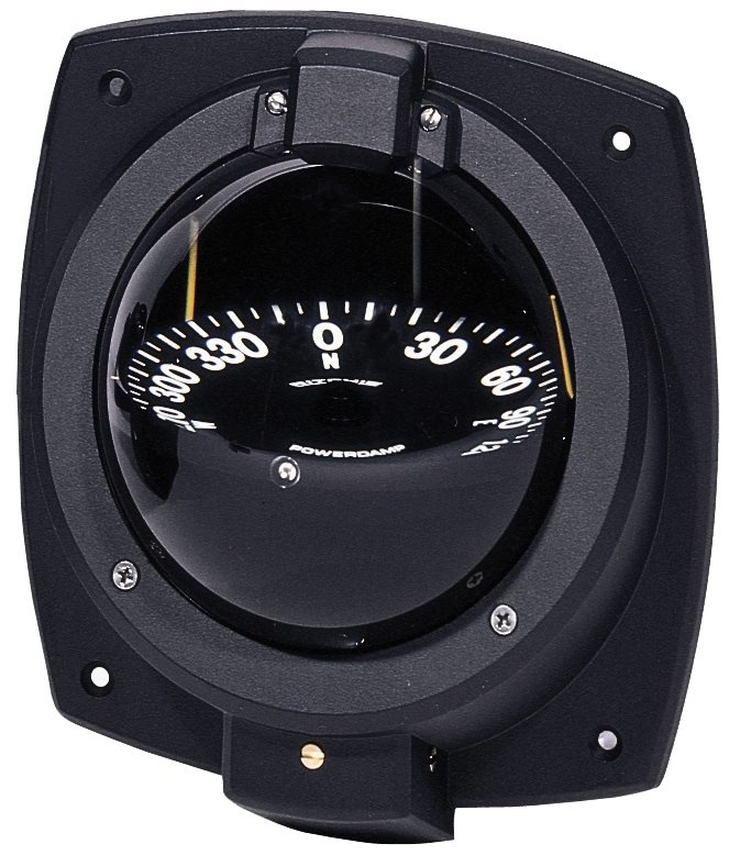 Ritchie Kompas model Helmsman HV-76 12V schotkompas roos Ø93 5mm / 5º zwart