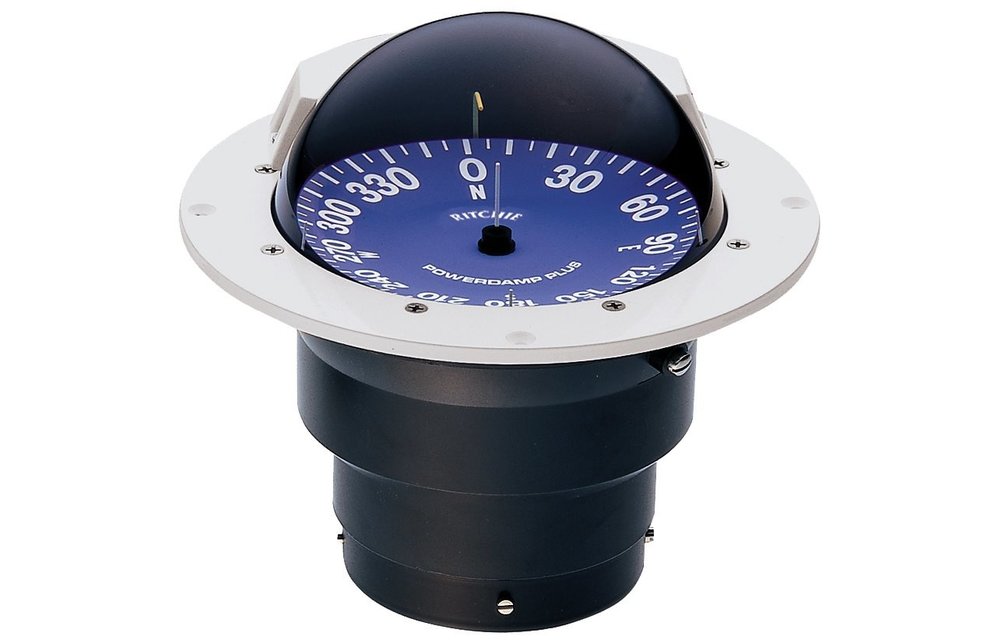 Ritchie Kompas model Supersport SS-5000W 12V inbouwkompas roos Ø127mm / 5º wit