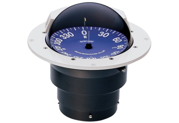 Ritchie Kompas model Supersport SS-5000W  12V  inbouwkompas  roos Ø127mm / 5º  wit