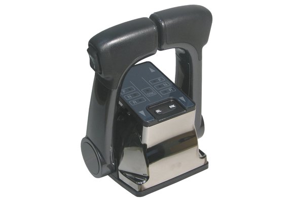 NHK MEC KE-4+ Eénhandel TWIN motorbediening  outboard stijl (PTT)  chrome (NM1051-00)