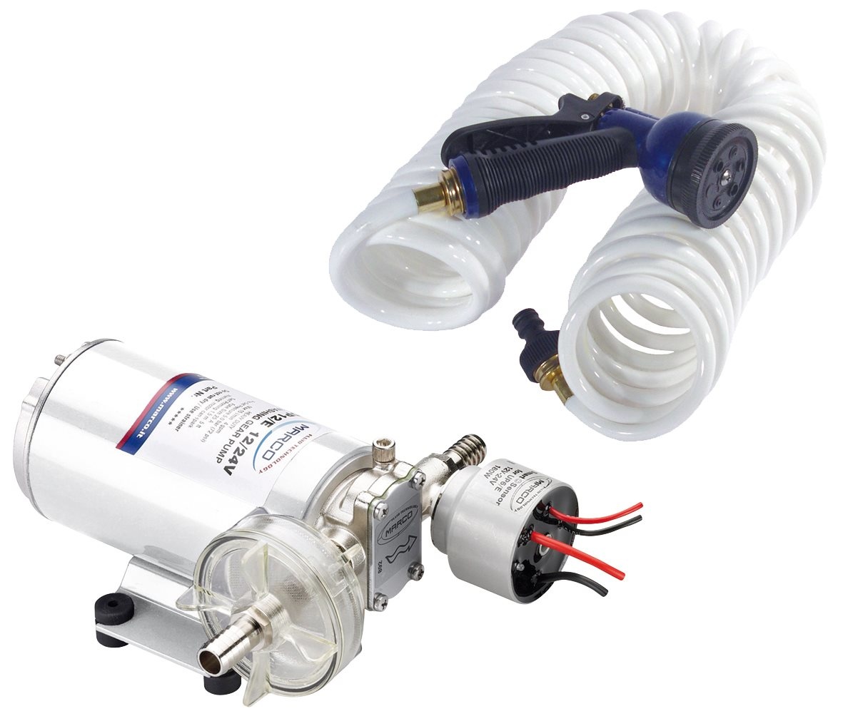 Marco Waterdruksysteem met dekwaskit PA12/E 12/24V