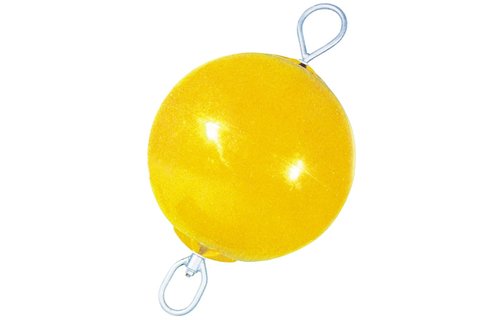 Ankerboei met doorlopende verzinkte nylon gelagerde stang.