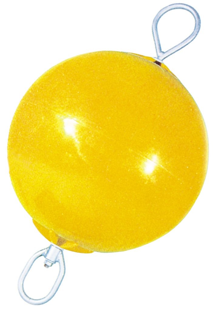 Ankerboei met doorlopende verzinkte nylon gelagerde stang.