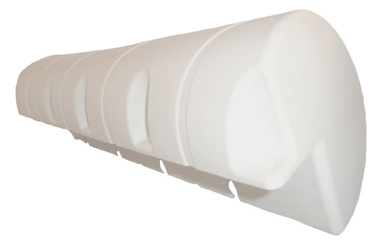 Allpa Dockfender  1000x190x190mm  3 6kg  wit (maat 1)