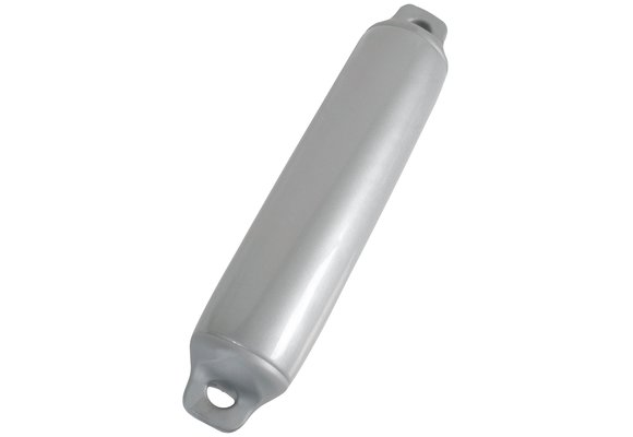 Allpa Fender Comet  Ø100mm  L=420mm  zilver (maat 1) (opblaasbaar met kogelventiel)