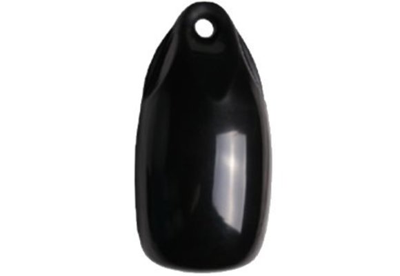 Allpa Fender druppelmodel Dumpy  Ø180mm  L=360mm  zwart (maat 2) (opblaasbaar met kogelventiel)