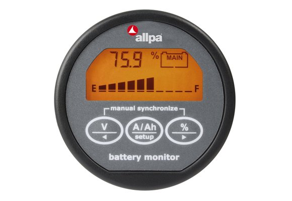 Allpa E-xpert Lite precisie accu monitor  0-35V  laadstroom 0-100A  ontlaadstroom 100-999A