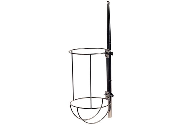 Allpa RVS Fenderhouder  recht model voor 1 stootwil  A=235mm  B=415mm (Majoni 4)