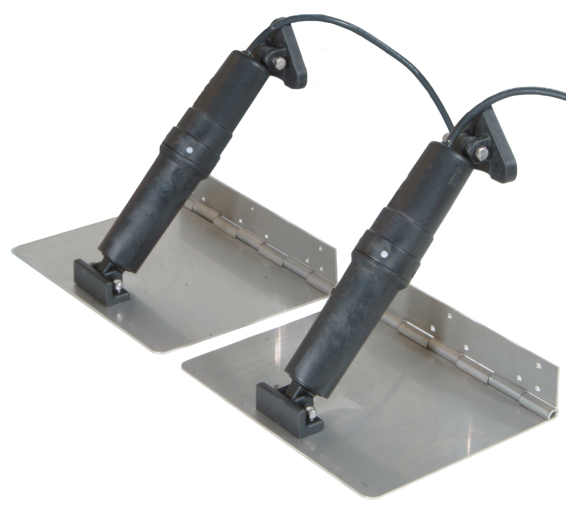 Elektrische trim tab set  9x12 12V (boot 16'-26'/5-7 5m) incl. bedienpaneel (double rocker switch)