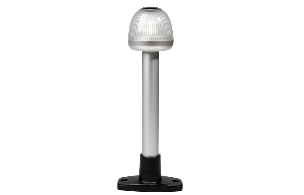Hella NAVILED Toplicht wit-rondschijnend 9-33V 360° 2NM zwarte voet op Aluminium Stang