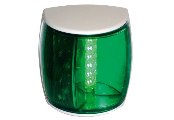 Hella NAVILED-PRO Stuurboordlantaarn  9-33V  112.5º  BSH-2NM  wit huis met groene lens