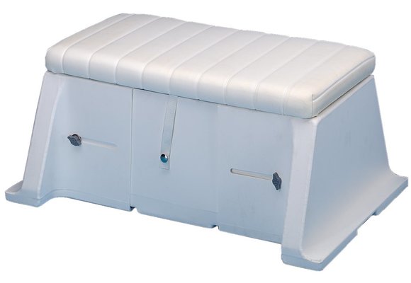 Allpa In breedte verstelbare polyethyleen zitbank met kussen