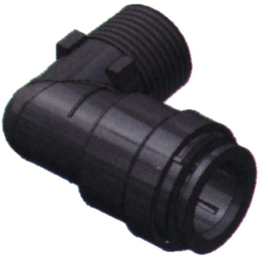 SeaTech Quick-connect knie-stuk  Ø15mm x 1/2 NPT  buitendraad