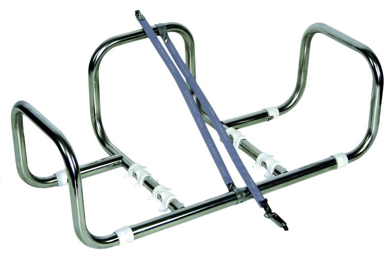 Allpa RVS houder telescopisch voor ISO 9650-1 180x400x670/870mm