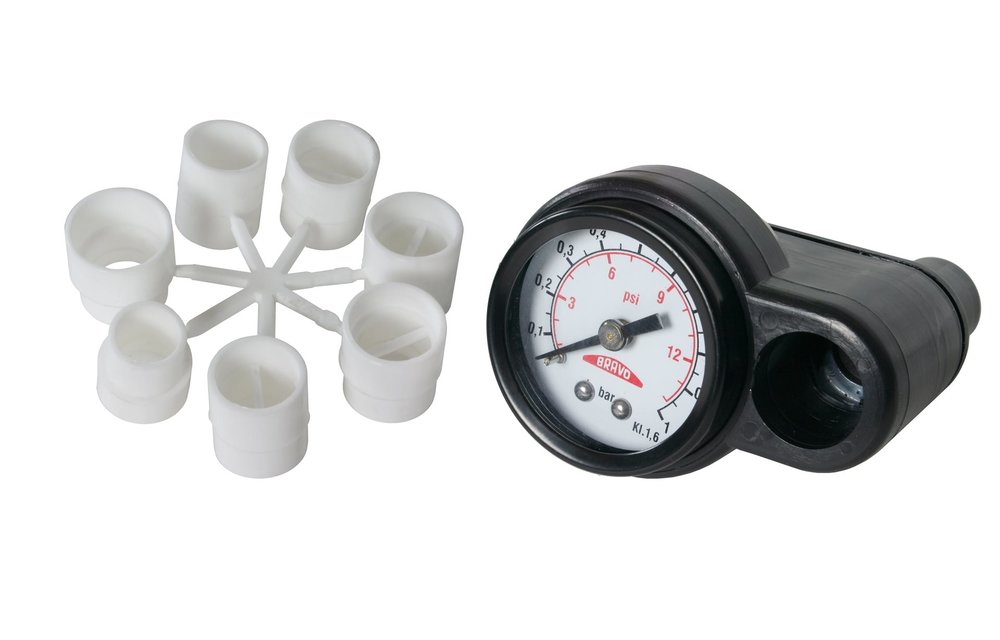 Allpa Manometer voor artikel 026004 & 026006 (inclusief adapter set)