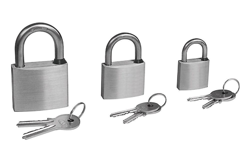Allpa RVS Hangslot met RVS beugel afmetingen 50x40mm