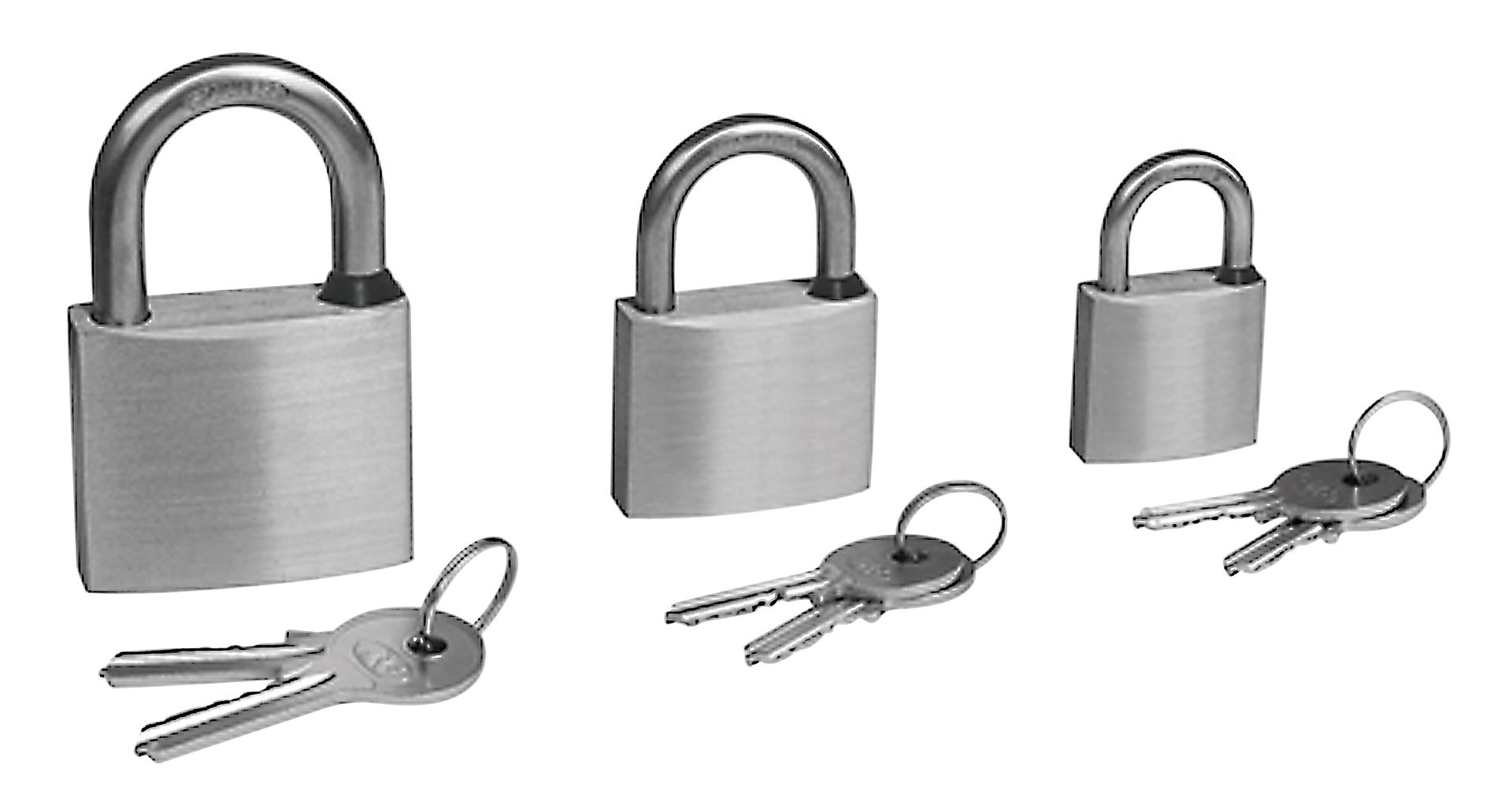 Allpa RVS Hangslot met RVS beugel afmetingen 50x40mm